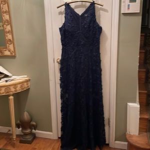 Xscape  Navy Gown